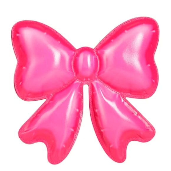 SS23 Moschino Couture Jeremy Scott Pink Inflatable Ribbon Patent Leather Bag - Picture 3 of 9